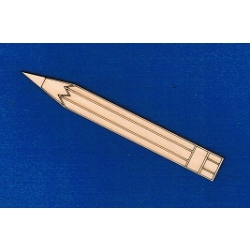 Kredka 12,5x1,5cm / SKLEJKA #3mm  / grawer